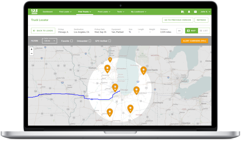 Truck Locator Version 2