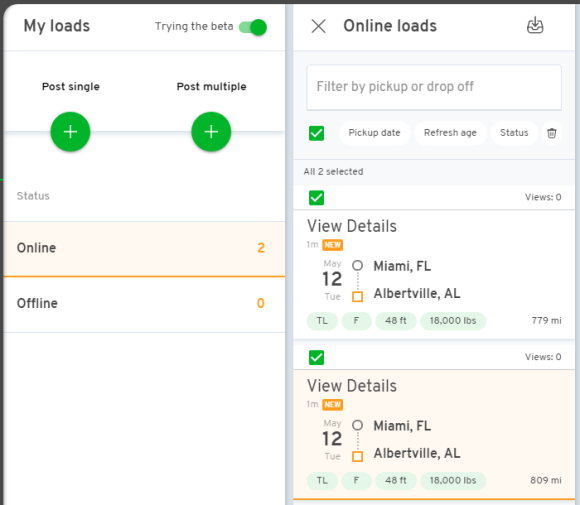 load post actions